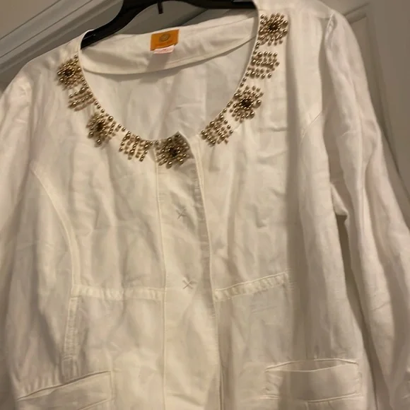 Ruby Rd. Linen Jacket 12 - Picture 3 of 5